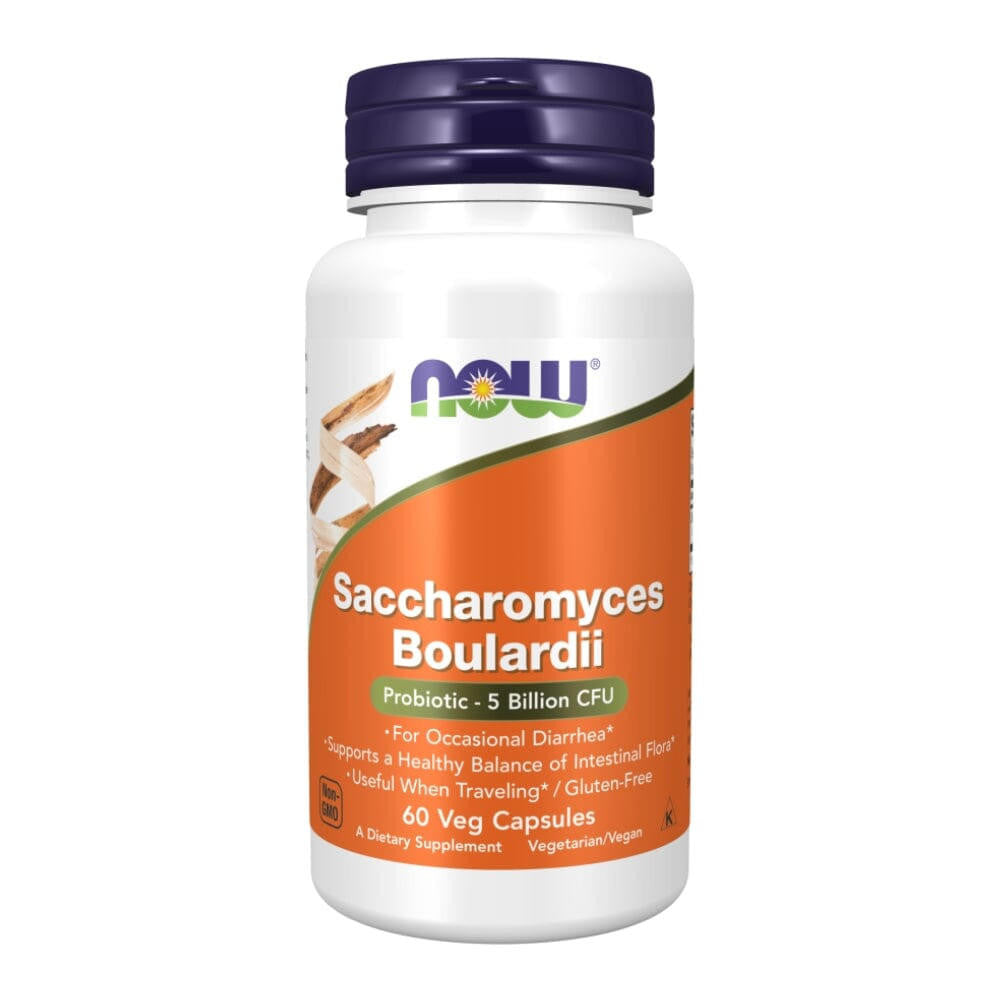  Now Foods Saccharomyces Boulardii 60 Vege Caps 