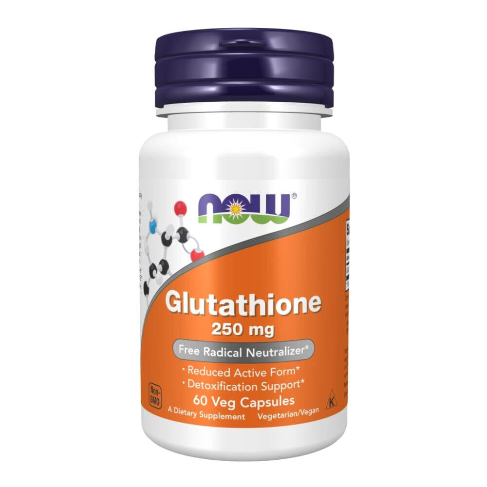  Now Foods GLUTATHIONE 250mg 60 Vege Capsules 