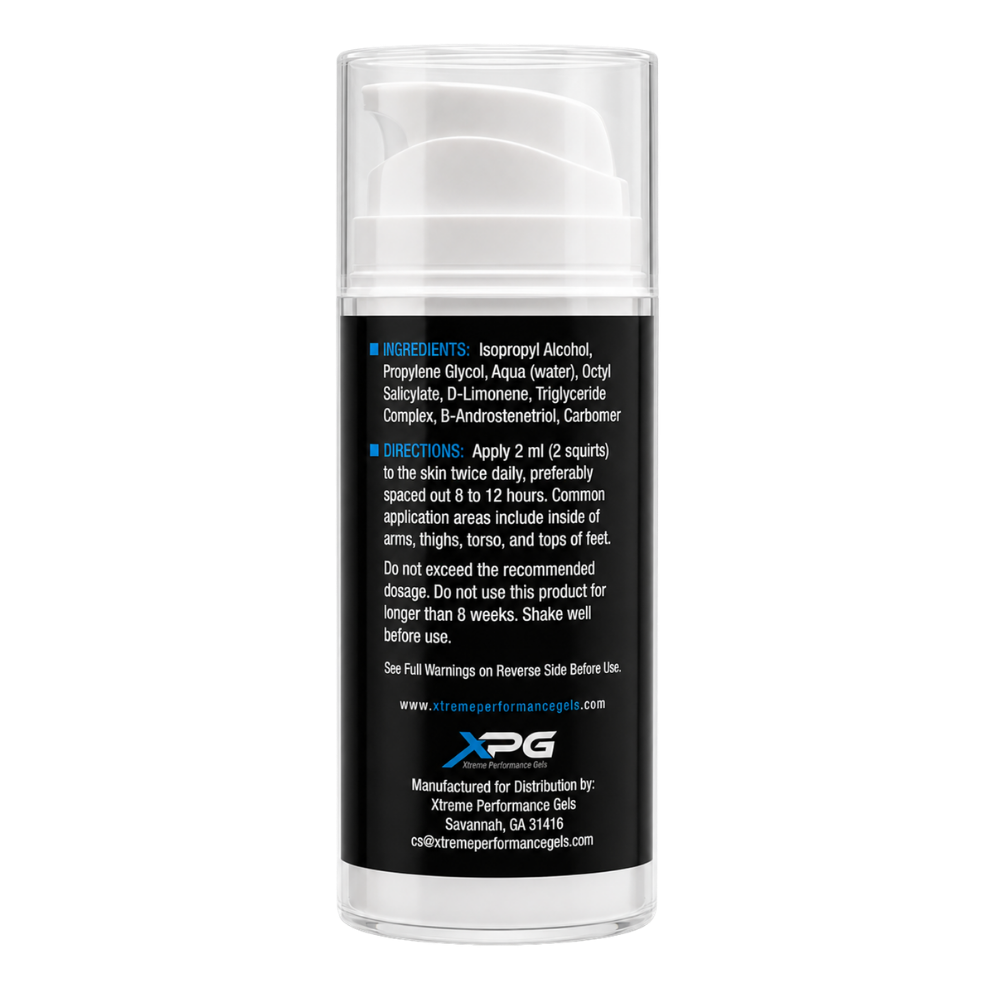 Xtreme Performance Gels XPG Suppress C Cortisol Control Gel 3.4 Ounces 