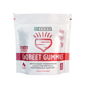  ZHOU CoQBeet Gummies Huckleberry 50 Gummies 