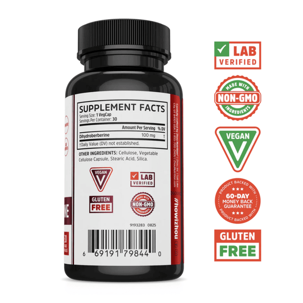  ZHOU Dihydroberberine 30 Capsules 