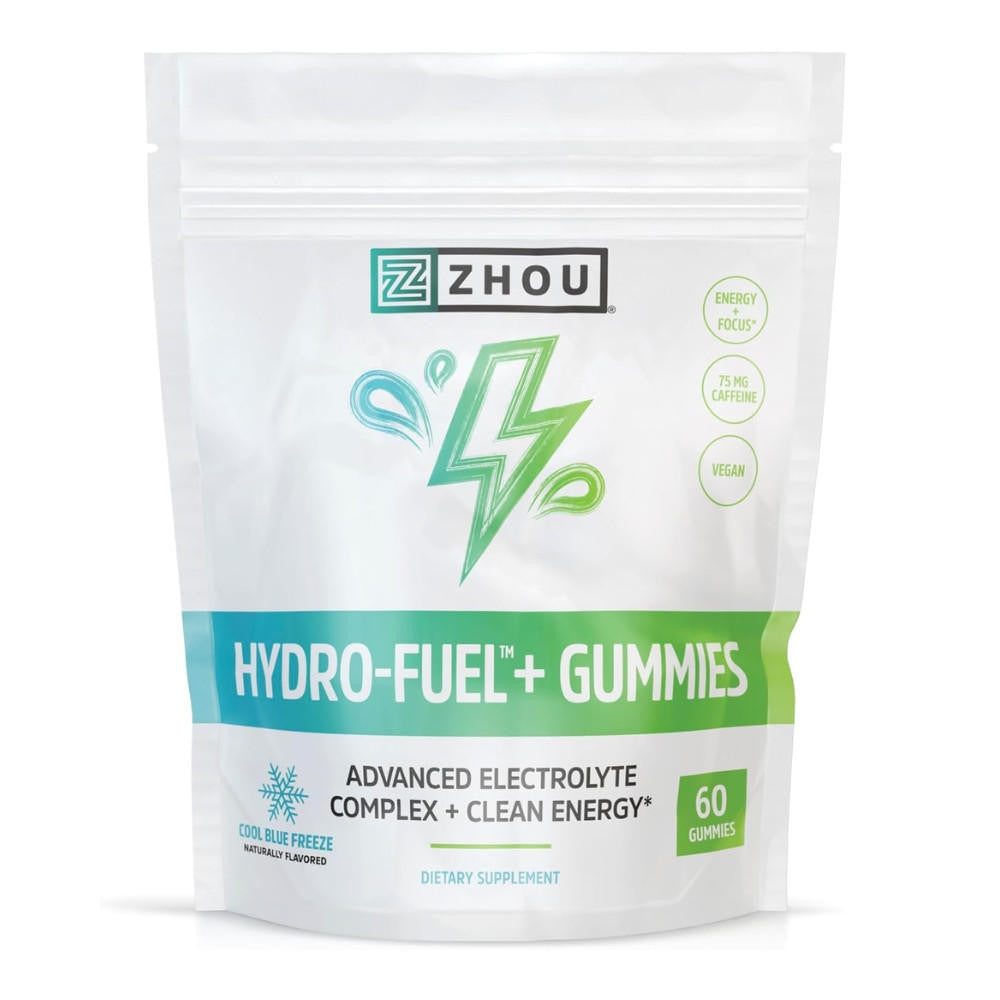  ZHOU Hydro-Fuel + Cool Blue Freeze 60 Gummies 