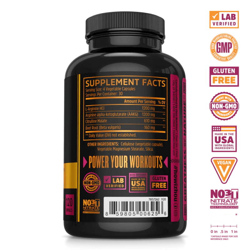  ZHOU N.O. Pro 120 Capsules 