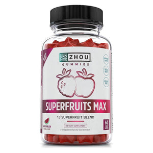  ZHOU Superfruits Max Watermelon 60 Vegan Gummies 