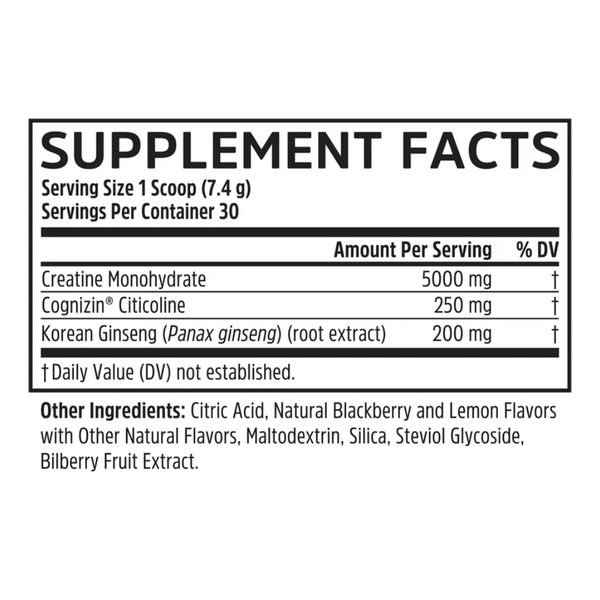 Zhou Creatine Calm + Focus 30 Servings