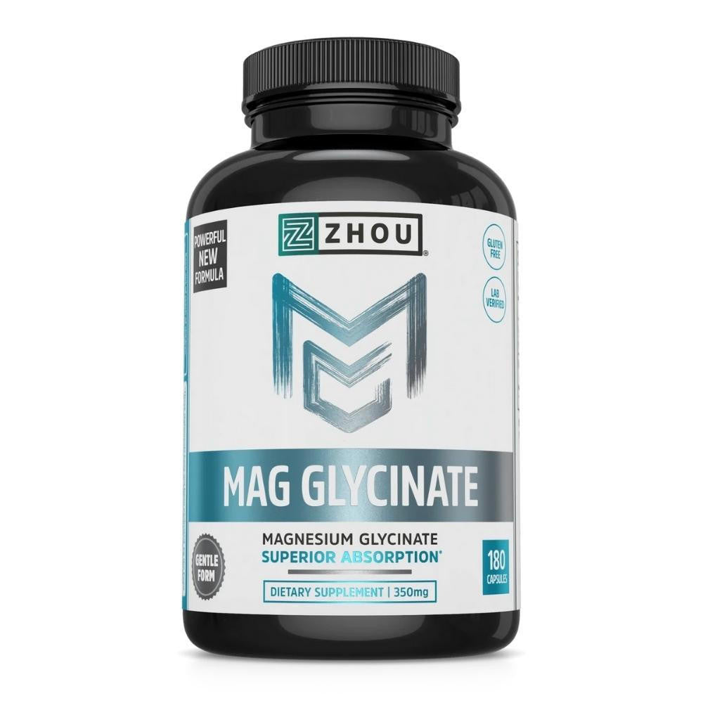  ZHOU Mag Glycinate 350mg 180 Capsules 