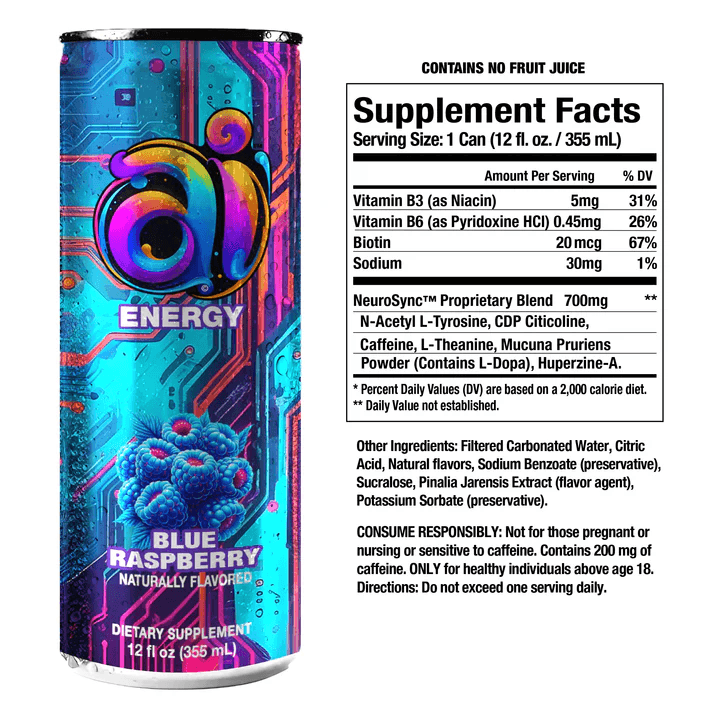 AI Energy Ai Energy Drink Single Can 