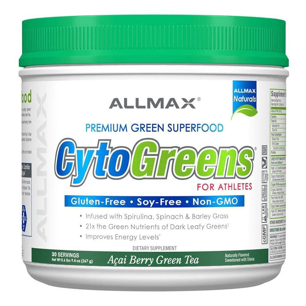  Allmax Nutrition CytoGreens For Athletes Acai Berry Green Tea 30 Servings 