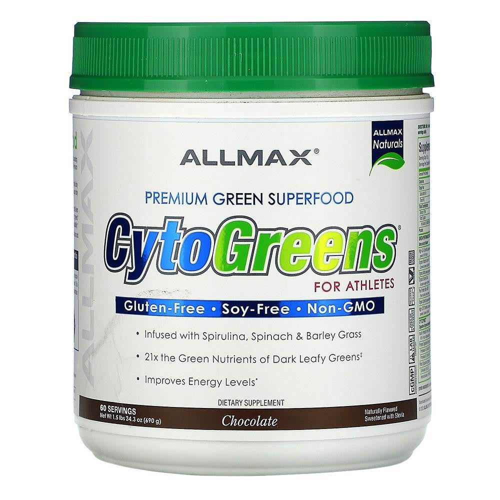  Allmax Nutrition CytoGreens For Athletes Chocolate 60 Servings 