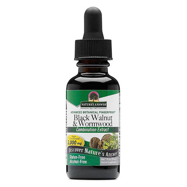  Nature's Answer Liquid Black Walnut and Wormwood 1 fl oz 