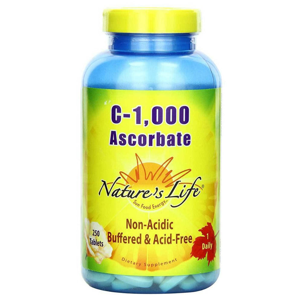  Nature's Life C-1000 Ascorbate 250 Tablets 