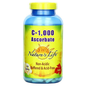  Nature's Life C-1000 Ascorbate 250 Tablets 