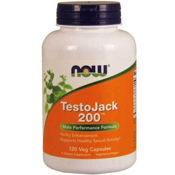  Now Foods TestoJack 200 Extra Strength 120 Vegetable Capsules 