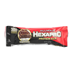 CLEARANCE: Single Allmax Hexapro Protein Bar Chocolate Fudge Brownie EXP 08/2026