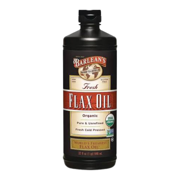 CLEARANCE: Barleans Flax Oil 32oz EXP 09/2026