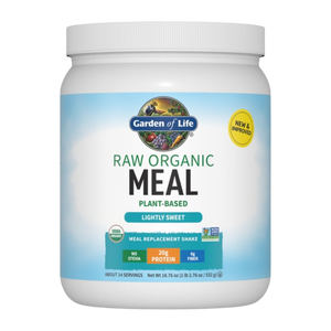 CLEARANCE: Garden of Life Raw Organic Meal Replacement Lightly Sweet 1.2lbs EXP 05/2026
