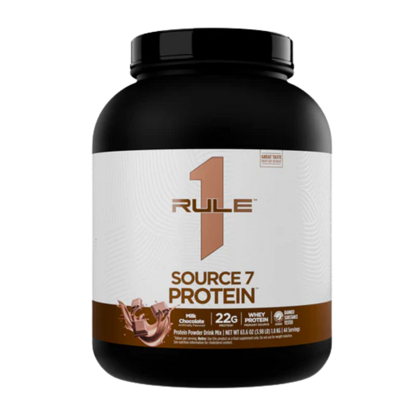 CLEARANCE: Rule1 Gelato Chocolate Source 7 Protein 5lbs EXP 04/2026