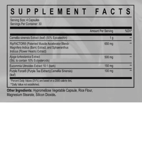  Enhanced Muscle Pro 120 Capsules 