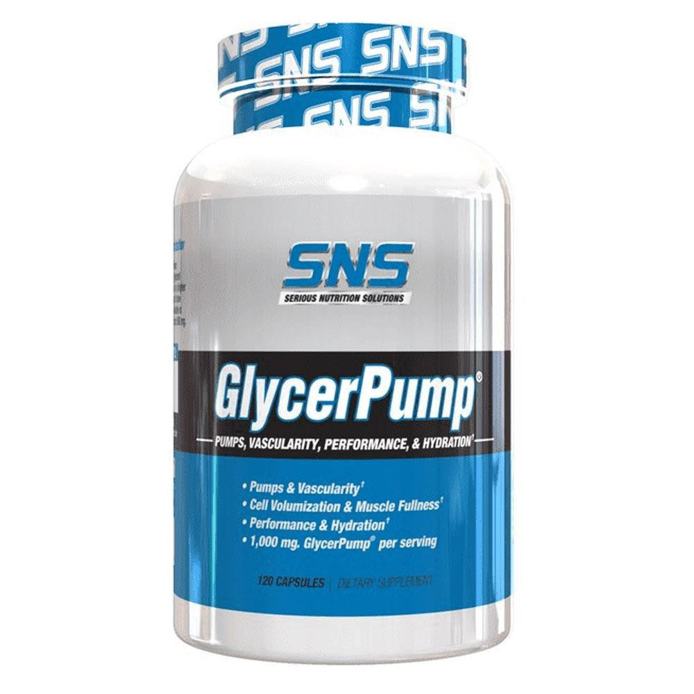  Serious Nutrition Solutions (SNS) GlycerPump 120 Capsules 