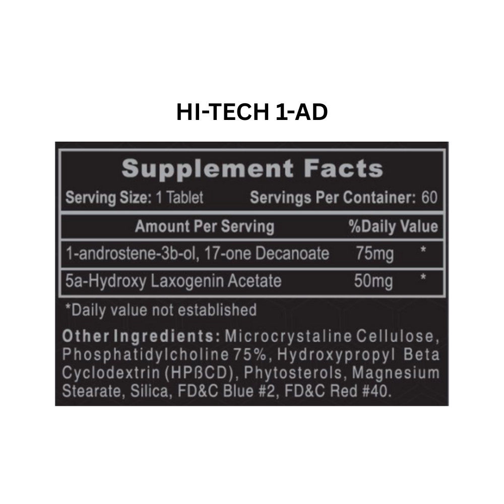  Hi-Tech Pharmaceuticals 1-AD 60 Count 