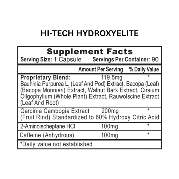  Hi-Tech Pharmaceuticals HydroxyElite & Keto Lean Stack 