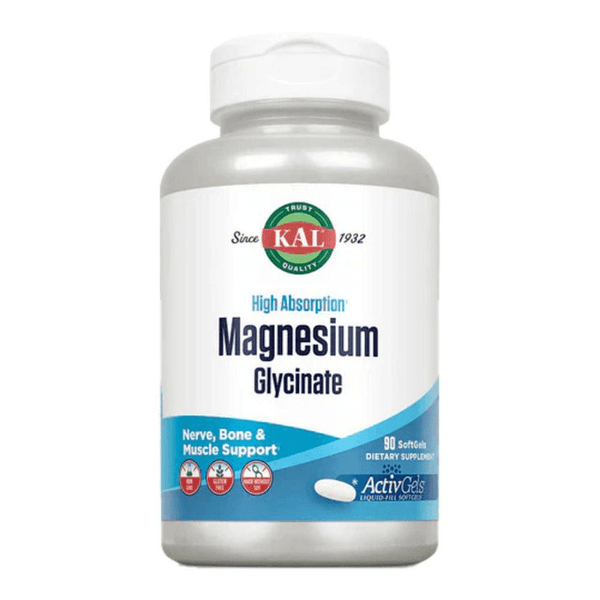 Kal KAL High Absorption Magnesium Glycinate 90 Softgels 