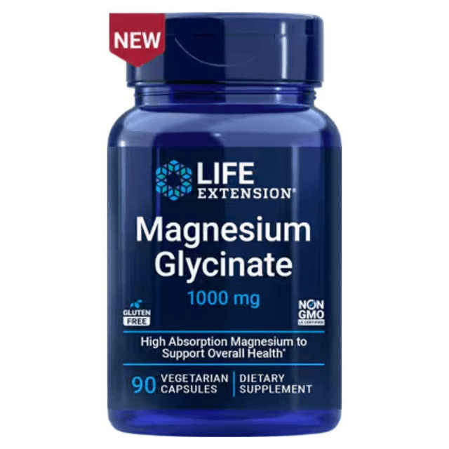  Life Extension Magnsium Glycinate 90 Capsules 
