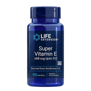  Life Extension Super Vitamin E 400IU 90 Soft Gels 