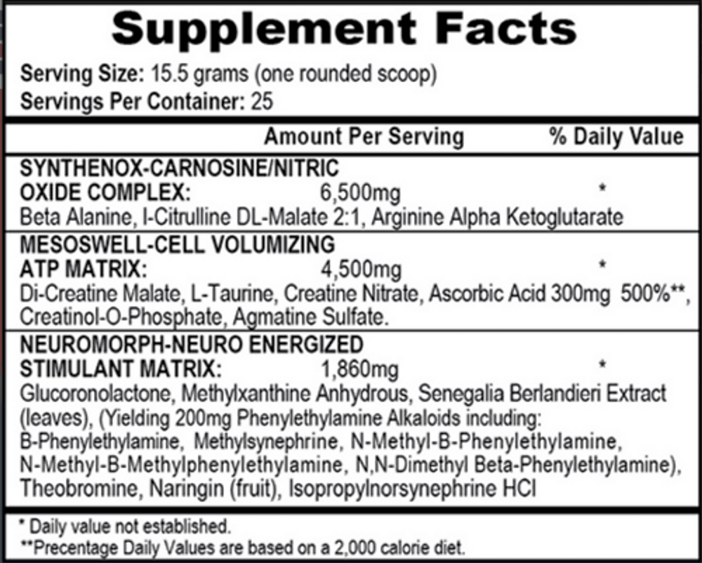  APS Nutrition Pre-Workout 