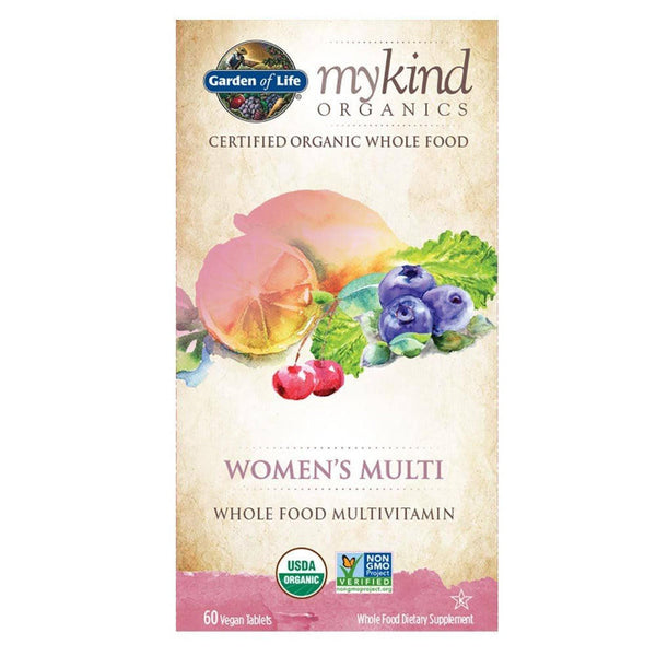  Garden of Life Kind Organics Women's Multi 60 Tablets 