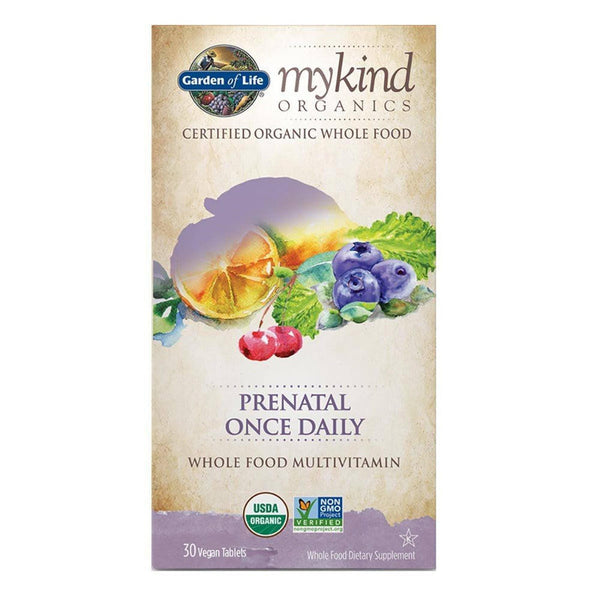  Garden of Life Kind Organics Prenatal Once Daily Multi 30 Tablets 