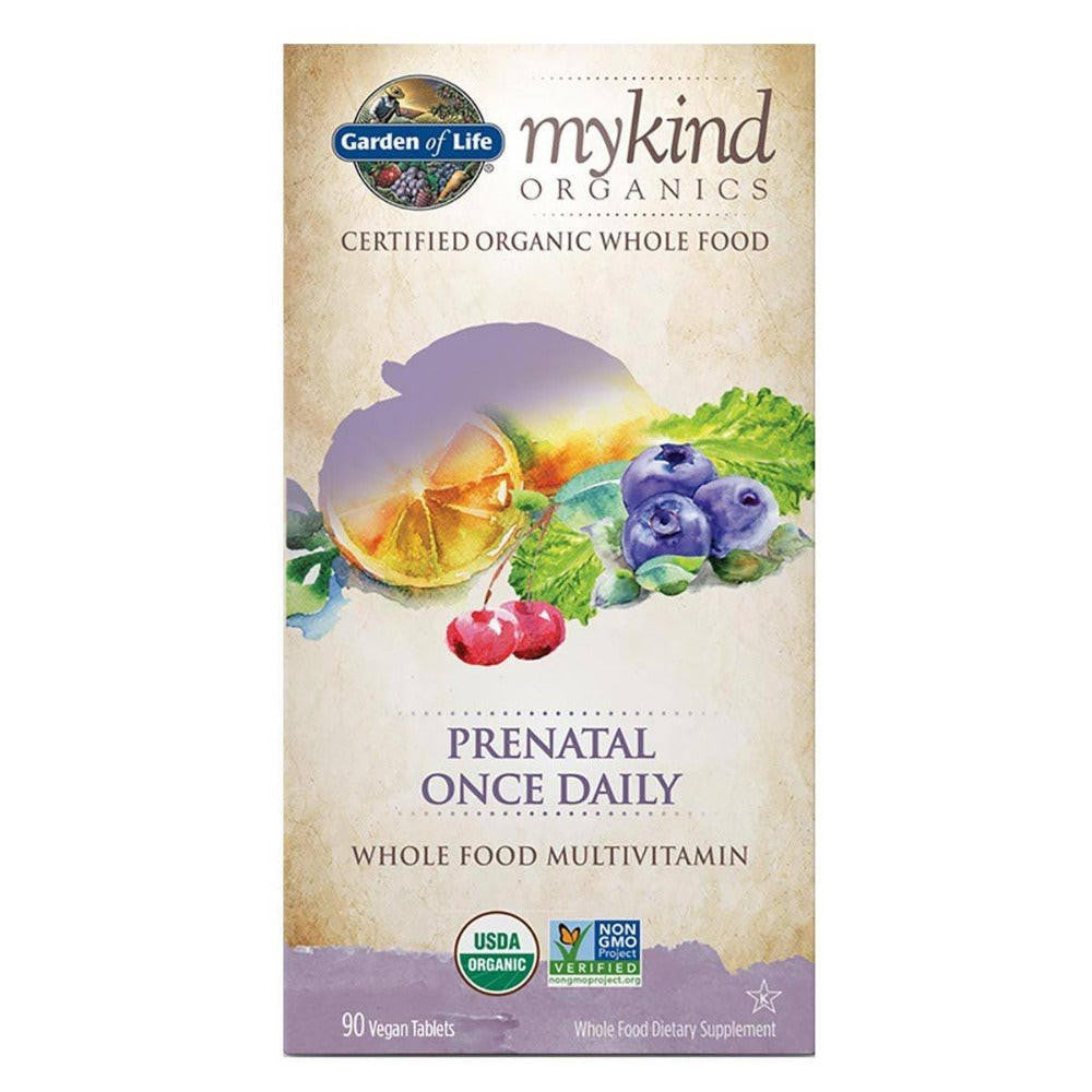  Garden of Life My Kind Organics Prenatal Once Daily Multi 90 Tablets 