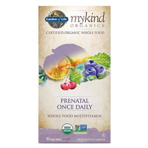  Garden of Life My Kind Organics Prenatal Once Daily Multi 90 Tablets 