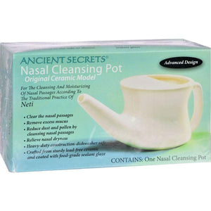  Ancient Secrets Nasal Cleansing Pot (NETI) 1 Unit 