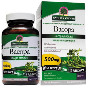  Nature's Answer Bacopa 500mg 90 Capsules 