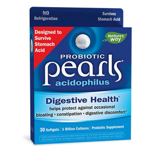  Nature's Way Acidophilus Pearls 30 Pearle Capsules ( Prev. Enzymatic Therapy) 