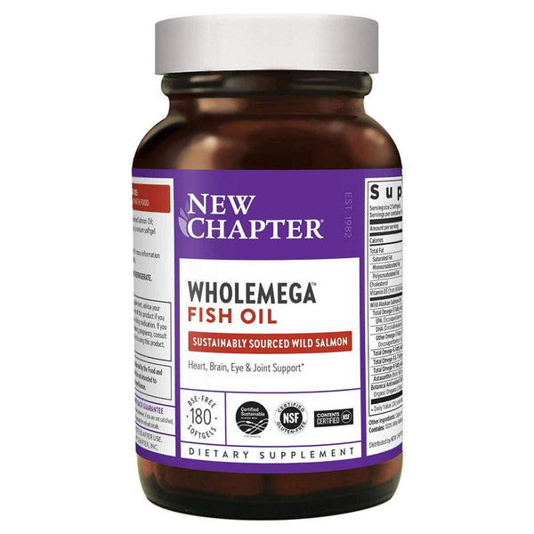  New Chapter WHOLEmega 2000mg 180 Soft Gels 