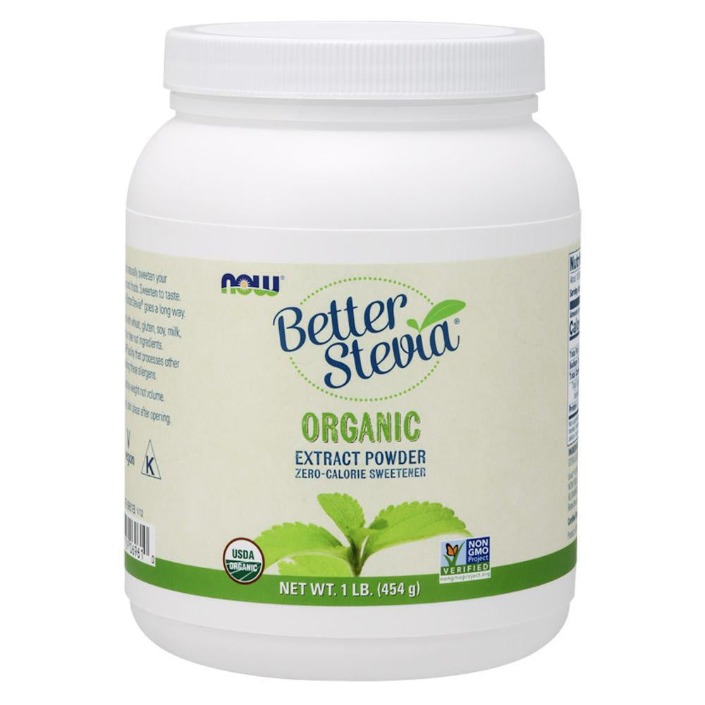  Now Foods Better Stevia Powder Organic 1 Lb 