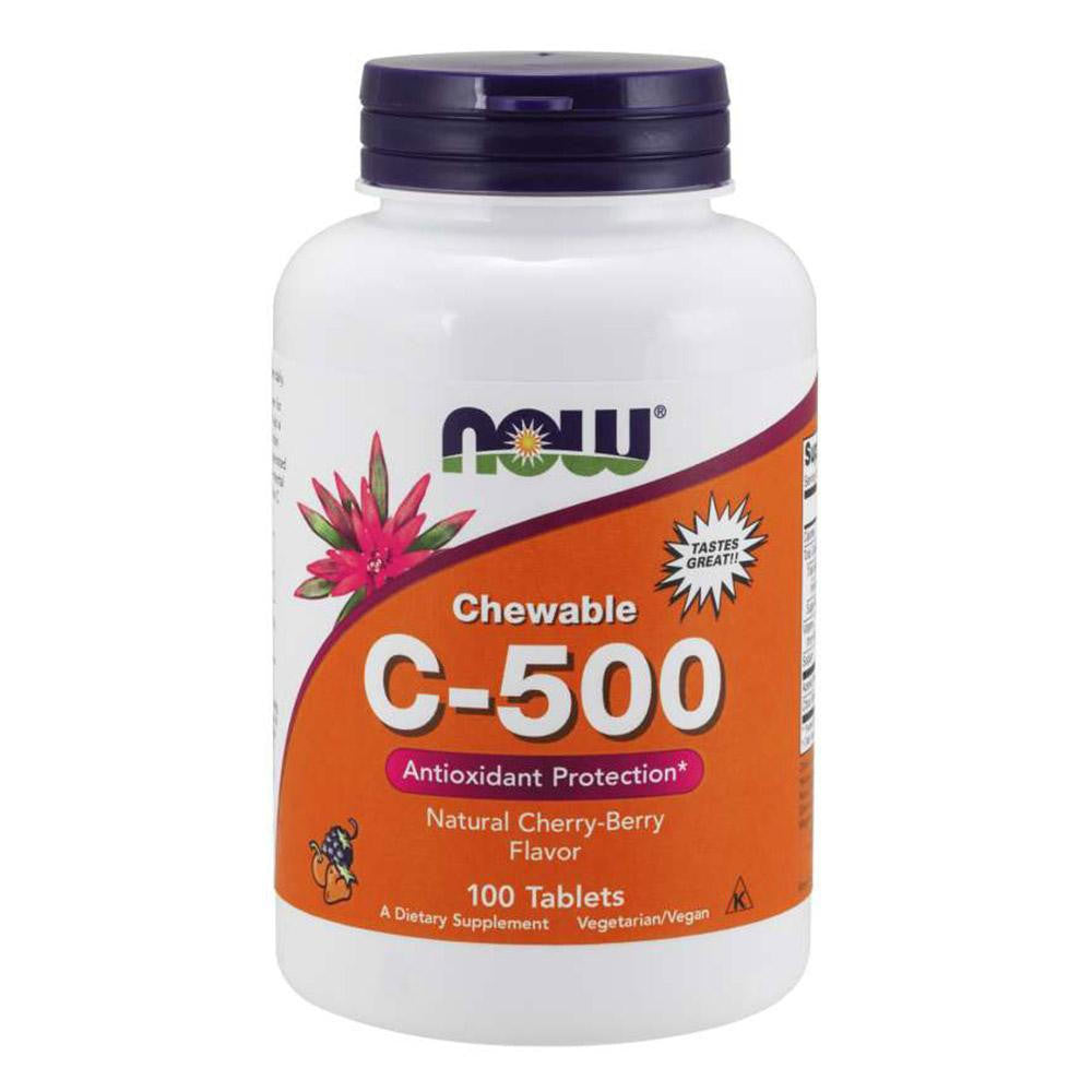  Now Foods C-500 Chew Cherry 100 Tablets 