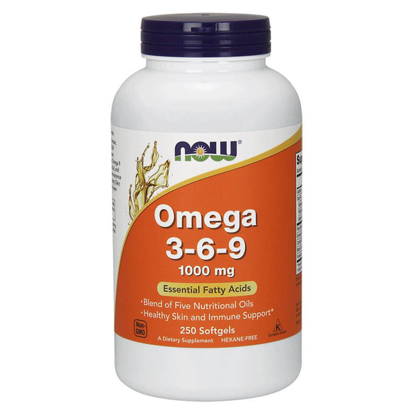  Now Foods Omega 3-6-9 1000 Mg 250 Soft Gels 