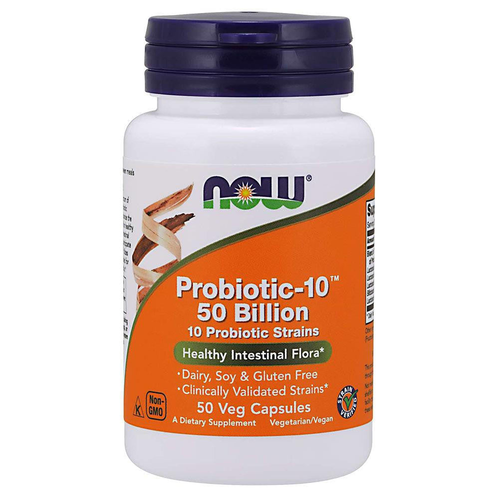  Now Foods Probiotic-10 50 Billion 50 Vegetable Capsules 
