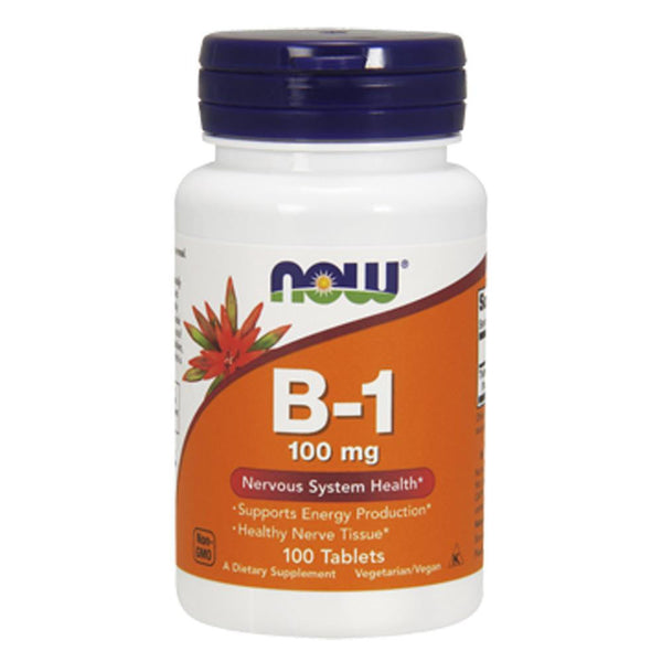  Now Foods Vitamin B-1 100mg 100 Tablets 