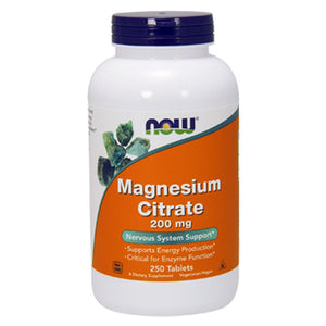 Now Foods Magnesium Citrate 200 Mg 250 Tablets 