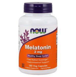  Now Foods Melatonin 3mg 180 Capsules 