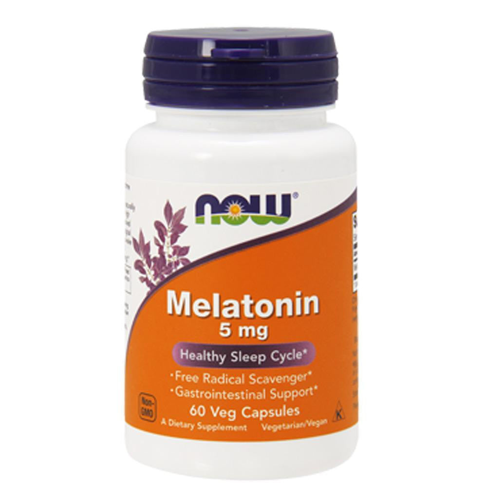  Now Foods Melatonin 5 Mg 180 Vegetable Capsules 