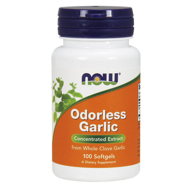  Now Foods Odorless Garlic 100 Soft Gels 
