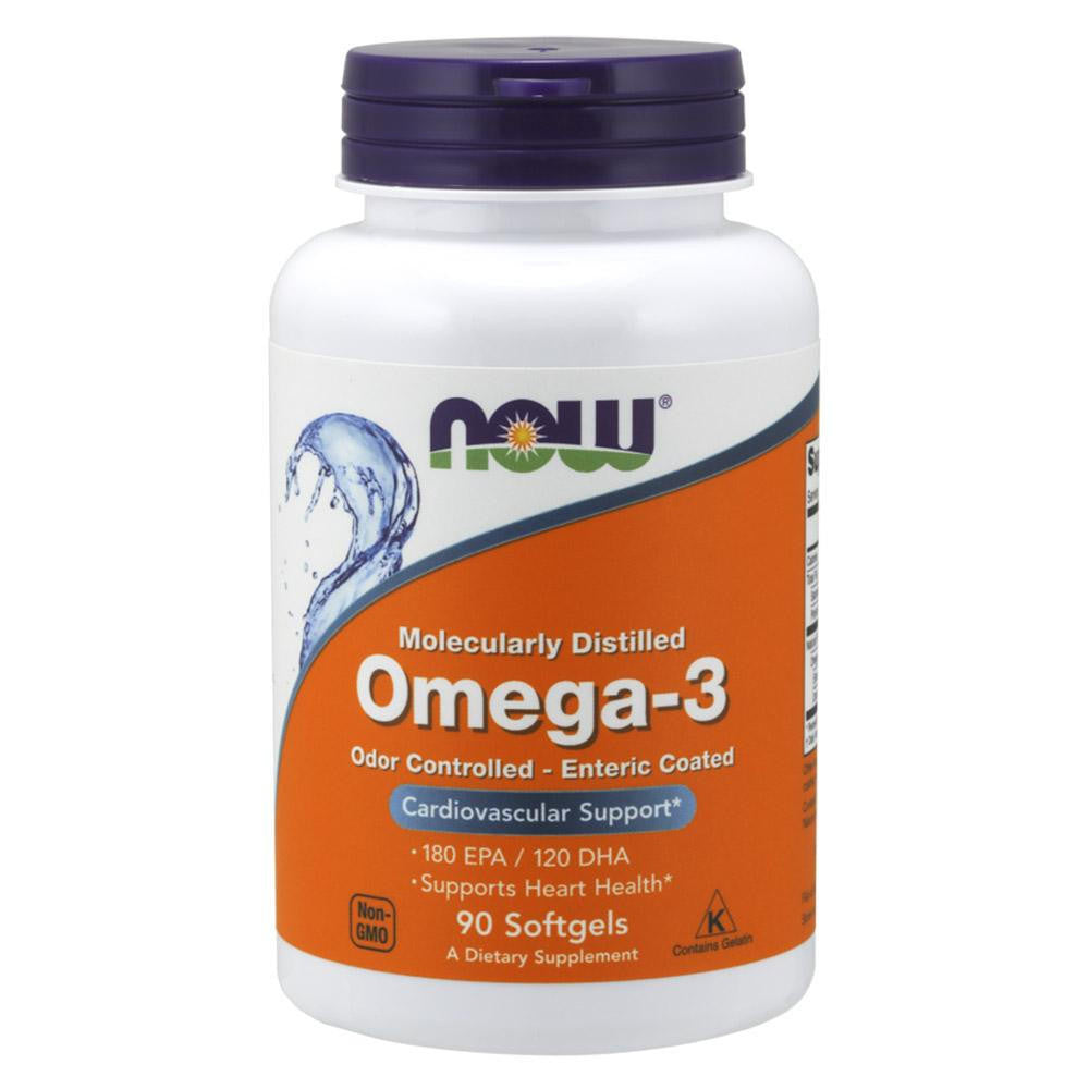  Now Foods Omega-3 180 Soft Gels Enteric 