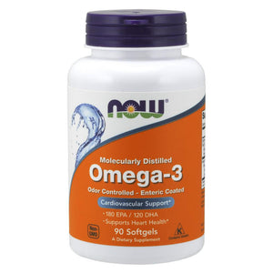  Now Foods Omega-3 180 Soft Gels Enteric 