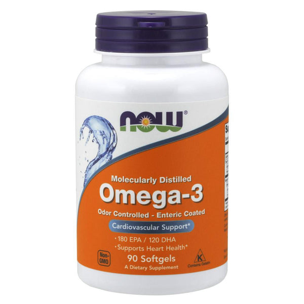  Now Foods Omega-3 90 Soft Gels Enteric 