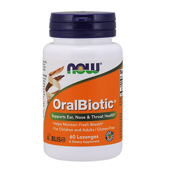  Now Foods Oralbiotic Lozenges 60 Lozenges 